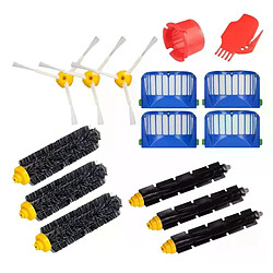 Kit d'accessoires de remplacement pour IRobot Roomba série 600, 15 pièces, 675, 690, 680, 671, 652, 650, 620 Vac, filtre, brosse à rouleau