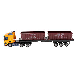 Acheter 1:48 Diecast Cars Toy Engineering Vehicle Carrier Truck Jaune