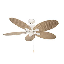 Acheter Leds C4 Plafonnier ventilateur Phuket Métal blanc 33 Cm