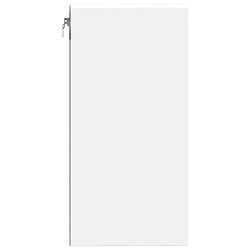 Acheter vidaXL Armoire suspendue blanc 40x29,5x60 cm bois d'ingénierie