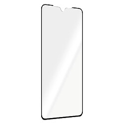 Avizar Film Samsung Galaxy S21 Plus Verre Trempé 9H Biseauté Transparent Contour Noir