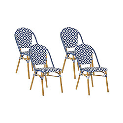 Beliani Chaise de jardin RIFREDDO Bleu