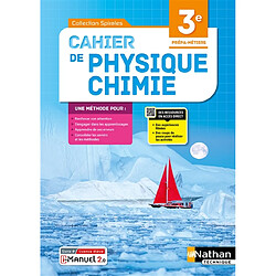 Cahier de physique chimie 3e prépa-métiers