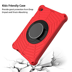 Coque en TPU avec bandoulière rouge pour votre Huawei Enjoy Tablet 2/MatePad T 10 9.7 pouces/MatePad T 10S 10.1 pouces