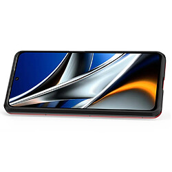 Coque en TPU anti-chocs avec béquille, rouge pour votre Xiaomi Poco X4 Pro 5G