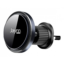 Jaym Support Voiture Magnétique à Charge Induction Magsafe 15W avec un Câble USB-C Noir