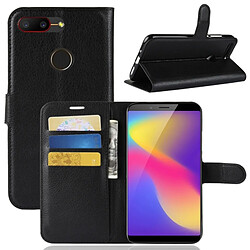 Wewoo Housse Étui noir pour ZTE Nubia V18 et N3, avec portefeuille porte-cartes fentes Litchi Texture en cuir Flip horizontale cartes