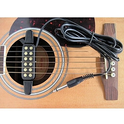 Avis Wewoo Noir Micros Guitare Acoustique, Longueur de Câble: 3M