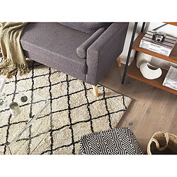 Avis Beliani Tapis beige et noir 140 x 200 cm MIDYAT