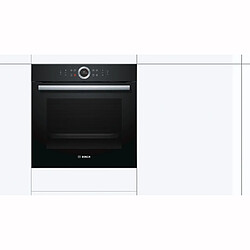 Four intégrable 71l 60cm a+ pyrolyse noir - hbg675bb1 - BOSCH pas cher