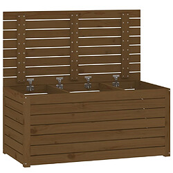 Helloshop26 Boîte de jardin 101 x 50,5 x 46,5 cm bois massif de pin marron miel 02_0012993 