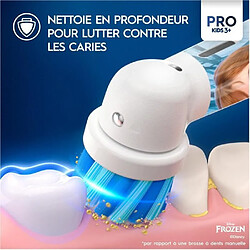 Brosse à dent électrique - KIDS-NEIGE-FROZEN - BRAUN pas cher