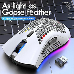 Universal Mouse de jeu rechargeable (blanc)