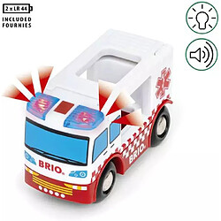 BRIO 36035 Camion ambulance Son et lumiere - Nouvelle edition pas cher