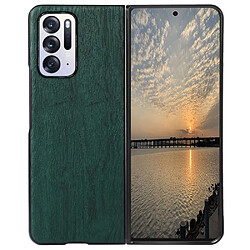 Coque en TPU + PU anti-griffes, vert pour Oppo Find N