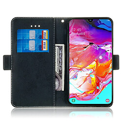 Acheter Wewoo Housse Coque Pour Galaxy A70 Retro Etui en cuir avec rabat horizontal et porte-cartes noir