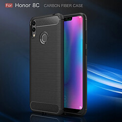 Avis Wewoo Coque en TPU souple texturée fibre de carbone pour HuHonor 8C (rouge)