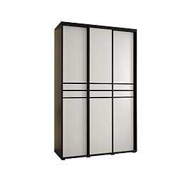 Abiks Meble Armoire Davos 10 À Portes Coulissantes 235,2/150/45 3 Portes