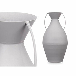 Gift Decor Vase Gris Acier 22 x 43 x 22 cm (4 Unités)