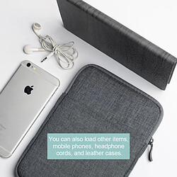 Avis Wewoo Housse Étui Coque Sac de protection antichoc Canvas + Space Cotton + Plush pour iPad Mini 5 2019 Gris clair