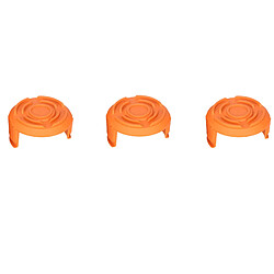 Acheter INF Paquet de 3 couvercles de bobine de fil pour coupe-herbe Worx WA0010 Orange