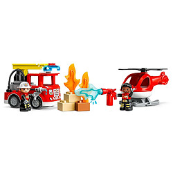 Acheter LEGO Duplo La caserne et l'hélicoptère des pompiers