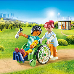 Playmobil® 70193 Patient en fauteuil roulant, Playmobil City Life