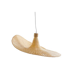 Suspension DKD Home Decor Bambou Marron Clair (58 x 58 x 22 cm)