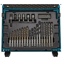 Kit de mèches et embouts Makita B-69478 Mandrin de perceuse Aluminium 65 Pièces