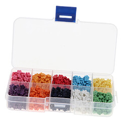 1000pcs couleur mixte flocon de neige boutons en résine pour embellissement bricolage artisanat 6mm pas cher