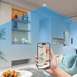 Acheter Yonis Détecteur De Fumée Caméra Espion Wifi Full HD Vision Nocturne