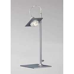 Luminaire Center Lampe de Table Ull 1 Ampoule G9 gris argenté