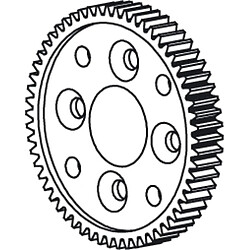 Jamara Roue dentée principal 65 dents Toxic