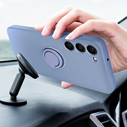 Avis Avizar Coque pour Samsung Galaxy S23 Plus Soft touch avec Bague Support Bleu Lavande