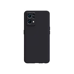 PHONECARE Coque Silicone Liquide pour Oppo Reno7 Pro 5G - Noir