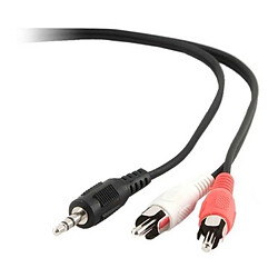 Câble Audio Jack vers RCA GEMBIRD CCA-458-5M (5 m) Noir 5 m