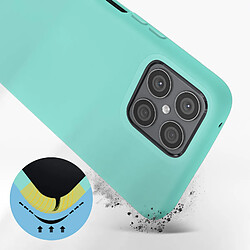 Avis Avizar Coque Honor X8 4G Silicone Semi-rigide Soft-touch Fine Turquoise