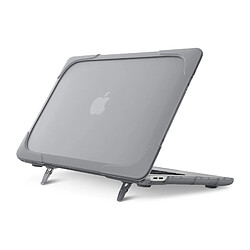 Avizar Coque Apple Macbook Pro 16 2019 Protection Intégrale Rigide Contour Souple Gris