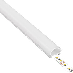 Ledkia Tube Semi-Circulaire Silicone LED Flex Encastré jusqu'à 10-15 mm 10 m