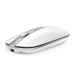 Wewoo Souris sans fil M30 rechargeable Metal Wheel Mute 2.4G de bureau 500 mAh Batterie intégrée Blanc