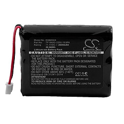 vhbw Li-Ion batterie 2600mAh (11.1V) pour haut-parleurs enceintes comme Marshall TF18650-2200-1S3PA