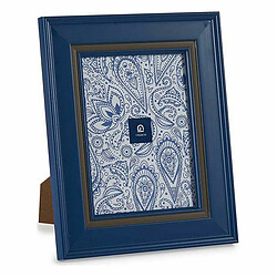 Gift Decor Cadre photo 23 x 28 x 2 cm Verre Bleu Plastique (6 Unités)