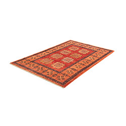 Vidal Tapis de laine 160x104 rouge Kashkuli