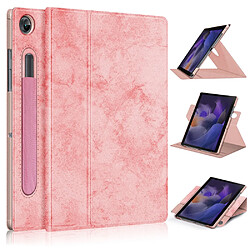 Etui en PU avec support rose pour votre Samsung Galaxy Tab A8 10.5 (2021)