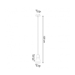 Acheter Luminaire Center Suspension Qubic Dome Bois,béton Bois gris,naturel 1 ampoule 120cm