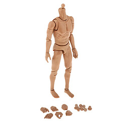 1/6th Échelle Super-Flexible Musculaire Mâle Figurines Corps 28CM Hauteur avec Mains de Rechange pas cher