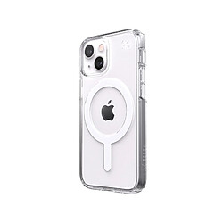 Editions Ricordi Speck Presidio Perfect-Clear + Magsafe ? Coque pour iPhone 13 Mini avec revêtement MICROBAN (Transparent)