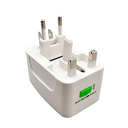 Avis KONROW Adaptateur Universel 931 EU/US/UK/AU Blanc