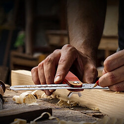 Règles d'angle Outil de mesure de niveau de manche en bois Échelle de mesure de Woodcraft 22cm pas cher