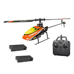 Hélicoptère RC Avec Gyro 4 Canaux Micro RC Hélicoptère Jouet Cadeau Pour Garçons Fille Orange